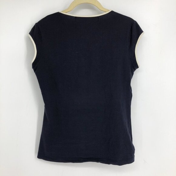 MNG Jeans Disney Minnie Mouse Bowlville Navy Sleeveless graphic t-Shirt size S - Picture 2 of 13